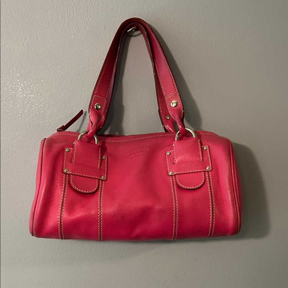 Vintage Kate Spade Logan Pink Leather Shoulder Bag